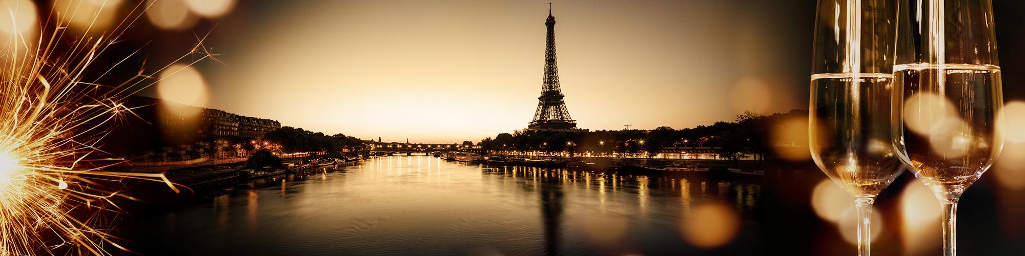 파리에서의 새해 디너 크루즈